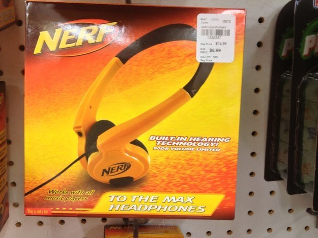 When we decided that we needed Nerf headphones.