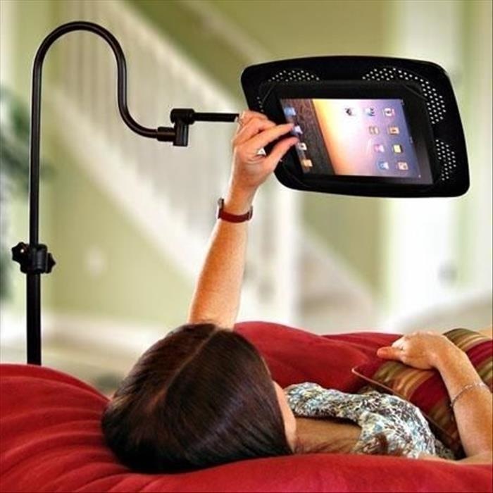 An iPad holder for when you're lying down.