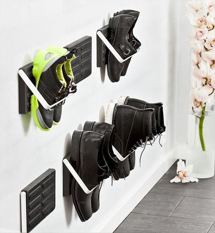 These handy shoe storage solutions.