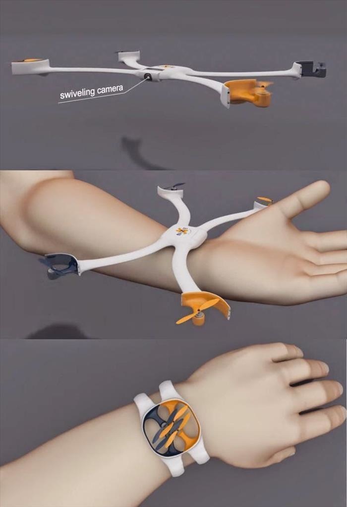 The drone camera that sits on your wrist.