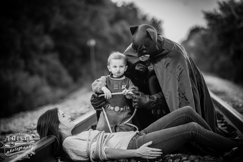 Mike Daly told BuzzFeed News that he is a huge fan of Batman, and even decorated his son’s bedroom with a Gotham theme. So last Halloween, he dressed up with his son as Batman and Robin.