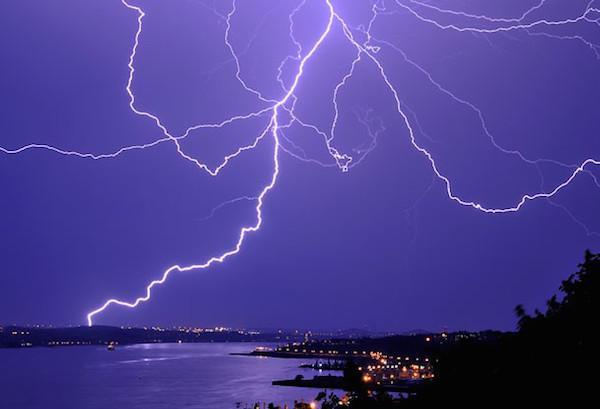 There are 8.6 million lightning strikes everyday.