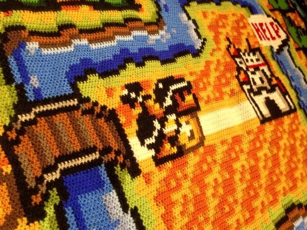 awesome Super Mario blanket 4