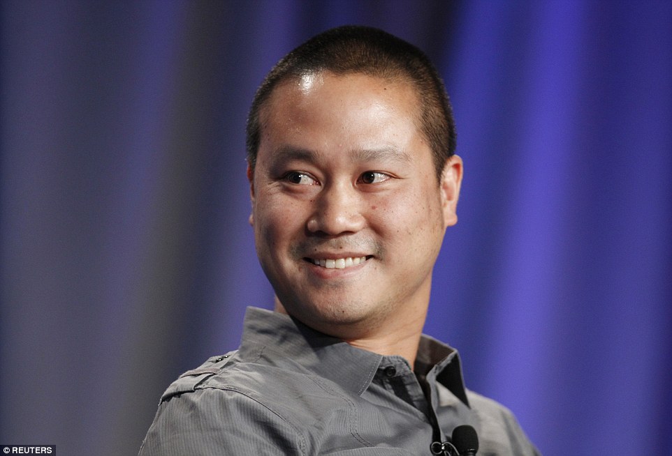 Tony Hsieh, CEO of online retailer Zappos has a net worth of $820 million but has opted for the simple life by living in a trailer park instead of a mansion