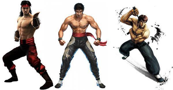 Lui Kang from Mortal Kombat, Law from Tekken, and Fei Long from Street Fighter are all inspired by Bruce Lee.
