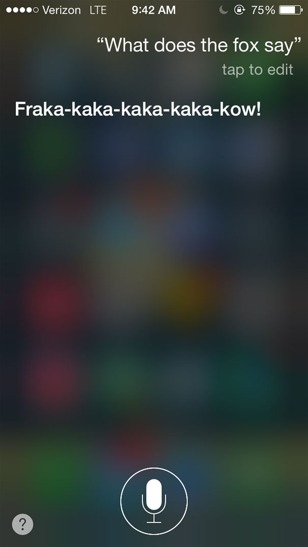 Siri Response