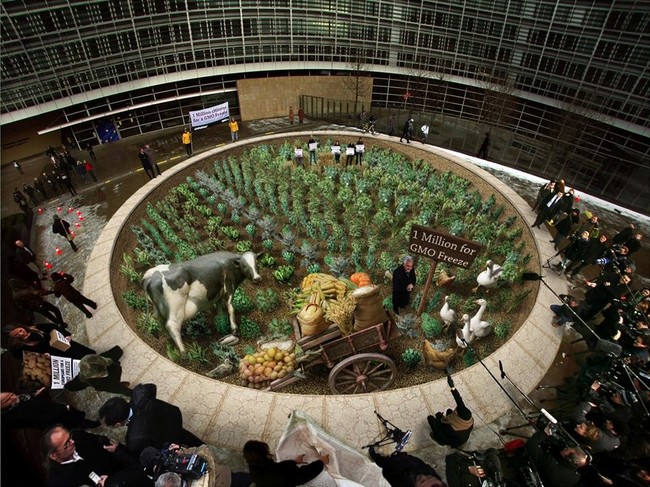 <em>One Million Signatures</em>, created In Brussels, Belgium, for Greenpeace.