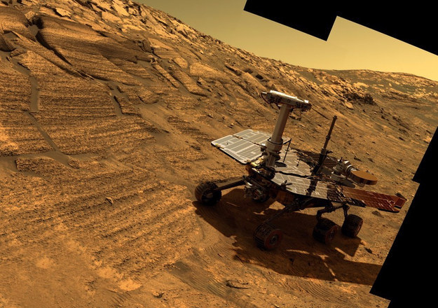 Mars is populated entirely with robots, but they'll never meet each other.