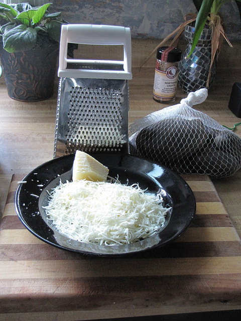 Grate your own cheese.