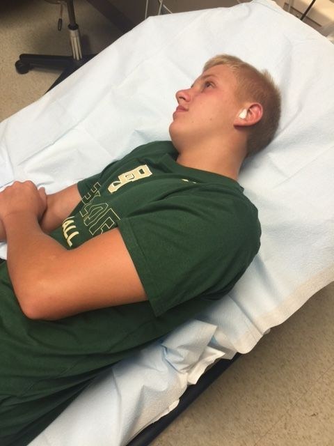 This is Grant Botti, a 14-year-old from Arkansas. While he was asleep Monday night he felt his ear start to hurt more and more. By Tuesday morning when he woke up, he was in excruciating pain.