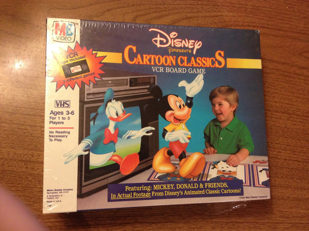 Cartoon Classics VCR Board Game, $85