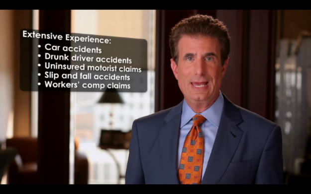 This is New Orleans personal injury lawyer Morris Bart. His ads play pretty regularly in Louisiana.