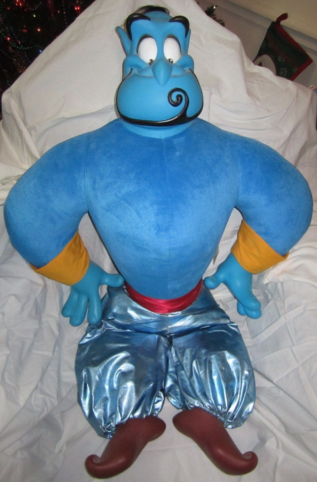 Disney Store Aladdin Plush Genie, $1,000