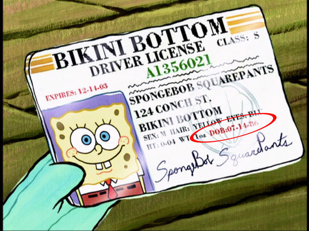 Today is SpongeBob's 29th birthday. He's taught us quite a bit in that time.