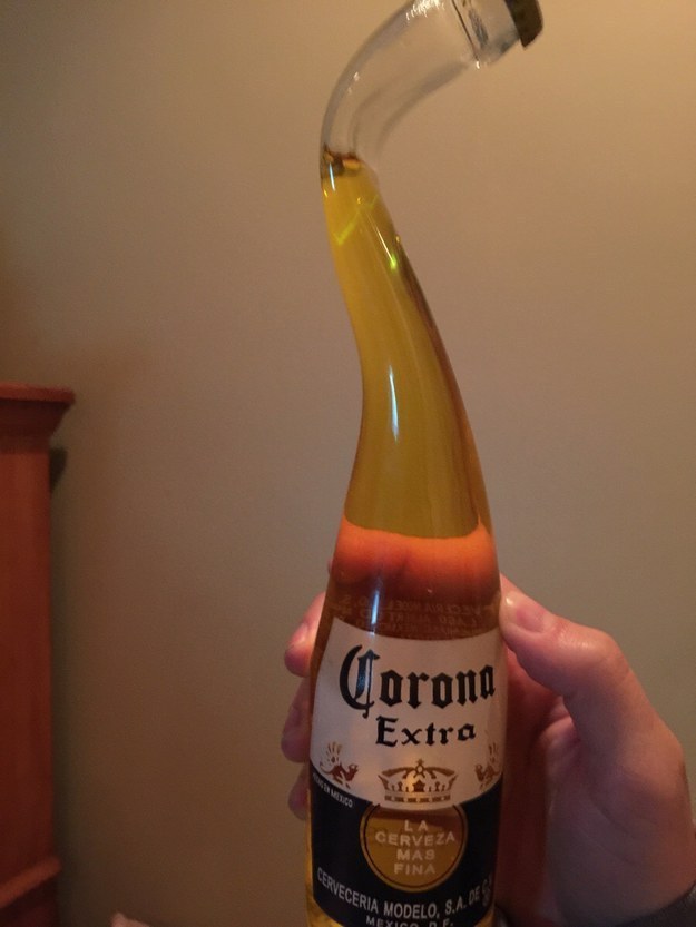 A bottle that didn't get made right and now looks even cooler.