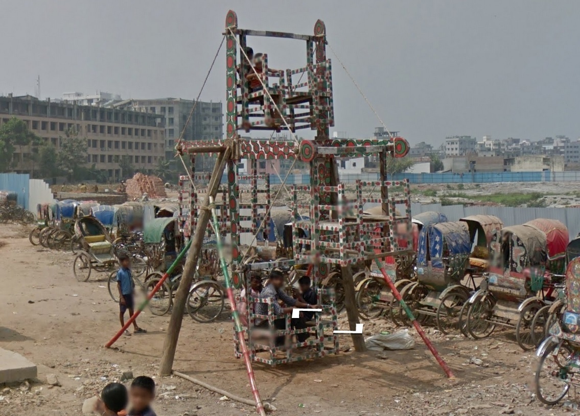 This contraption, captured on film in Bangladesh.