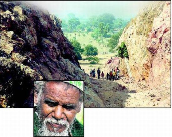 The health of his village is owed to the man that carved through a mountain, Dashrath Manjhi.