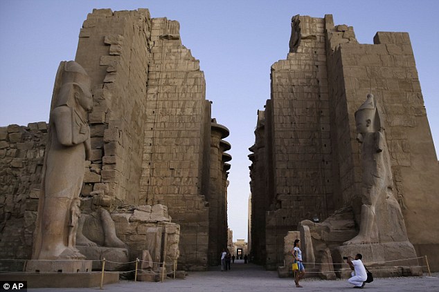 The real Karnak Temple is thousands of miles away in the historic city of Luxor and is substantially bigger