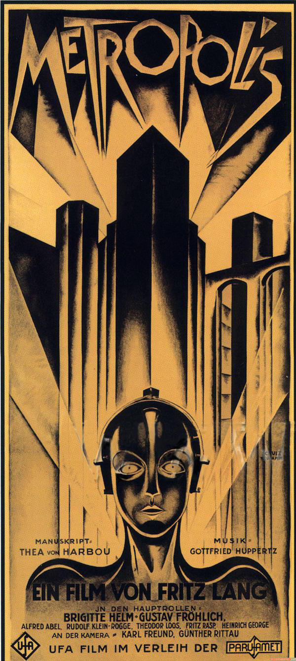 Most Expensive Movie Poster: 1931 “Metropolis”, International Version
Price: $690,000 - $1,200,000 

One of four copies of the international version of this poster believed to exist, advertising Fritz Lang’s influential science fiction film about a highly stylized futuristic city where a beautiful and cultured utopia exists above a bleak underworld populated by mistreated workers, was auctioned by the United States Bankruptcy Court in 2012. Of the remaining three examples of this, the “crown jewel of the poster world”, only one is in private hands (anonymously held, though popularly believed to be Leonardo DiCaprio), the other two residing in the United States Museum of Modern Art and the Austrian National Library.