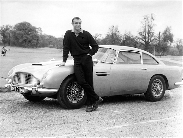 Most Expensive Movie Prop: Aston Martin DB5, “Goldfinger” and “Thunderball”
Price: $4,600,000

The most iconic car in the history of spy films, making a reappearance in 2012’s “Skyfall”, the DB5 is the quintessential Bond car. This particular model, chassis number DB5/1486/R, was the car primarily used for driving shots and was as a result referred to as the “Road Car” , making appearances as the preferred method of transport for Sean Connery in both “Goldfinger” and “Thunderball.”