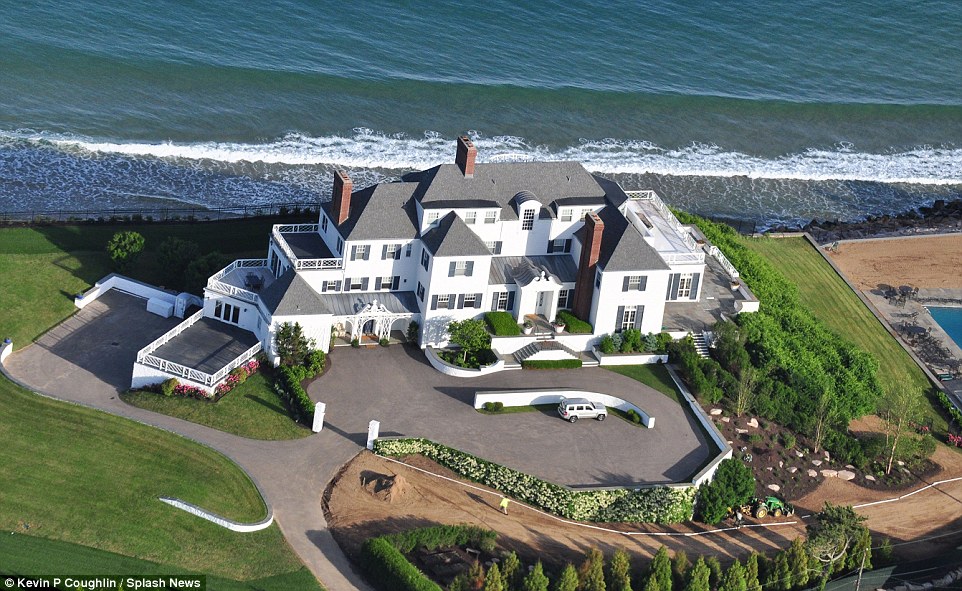 Luxurious: Taylor Swift's beachfront home in Westerly, Rhode Island, which she bought for an estimated $17million two years ago