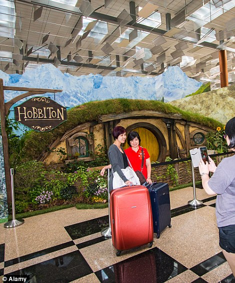 See some of the unusual displays such as a hobbit hole from The Hobbit and Lord of the Rings franchise, which was open earlier this year