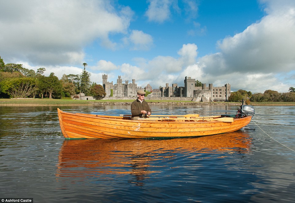Guests can take part in archery or clay pigeon shooting, go for a round of golf, fish in the lough or ride horses along the water
