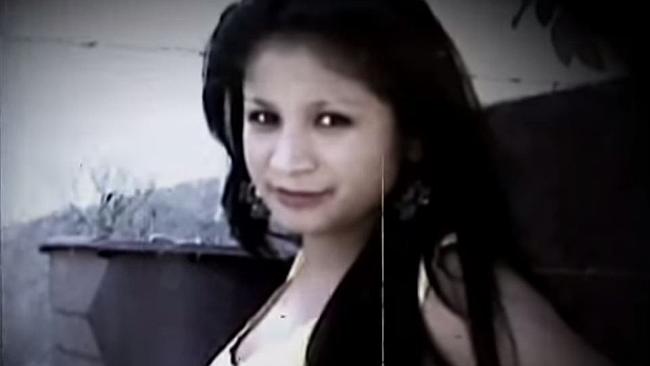 Shocking ... relatives said Neysi Perez, 16, was buried alive in Honduras. Picture: YouTu