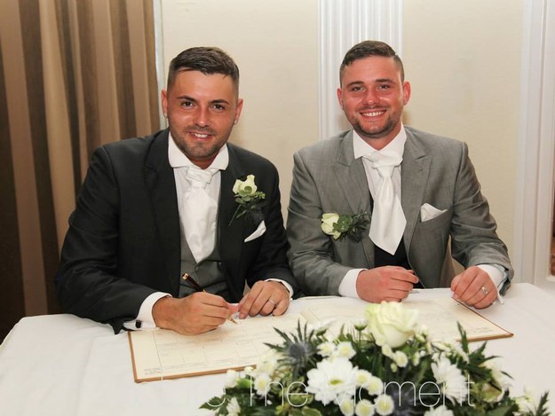 This is Ben and Derii Rogers Wood, a newlywed couple from Wales.
