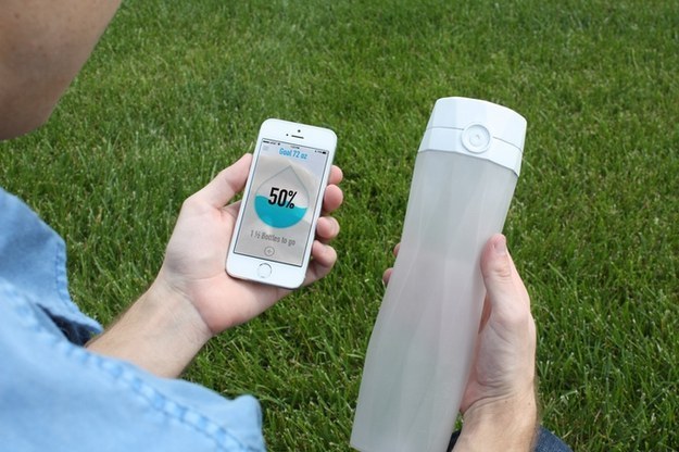 The HidrateMe smart water bottle