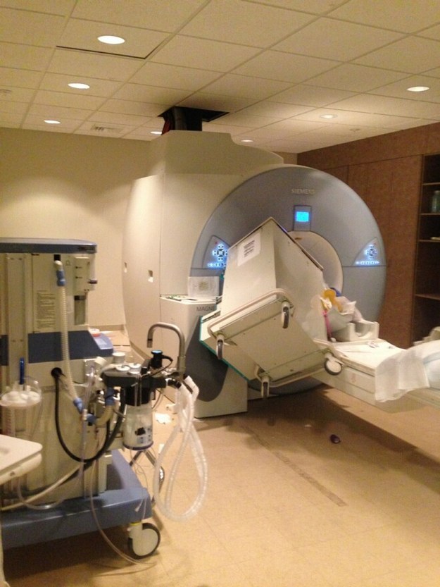 The person who forgot that an MRI was a really big fuck-off magnet.