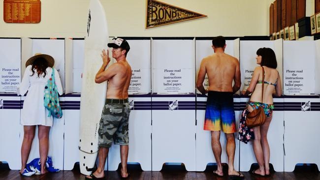 Australia takes voting seriously. Unless you have a very good reason for not showing up to the polls, you will face a fine.