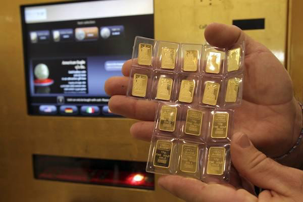 Gold to Go, Dubai  This vending machine dispenses 320 items made of gold, with market prices updated every 10 minutes