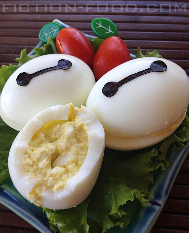 Baymax eggs by FictionFood
