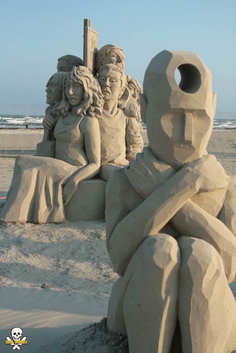He's earned nine World Championship metals for his sand sculptures, and it's not difficult to see why.