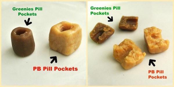 You can make your own pill pockets by using peanut butter. Recipe HERE