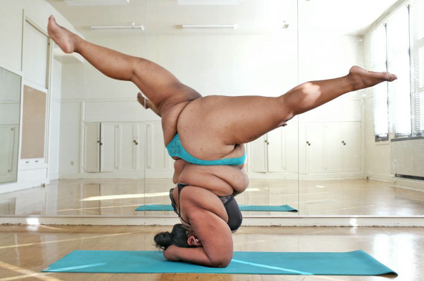Sagun started her Instagram Big Gal Yoga a year and a half ago.