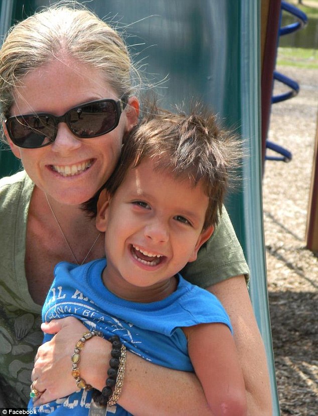 Mother's love: Devon Toomey adopted Bowen from a Serbian orphanage in 2010