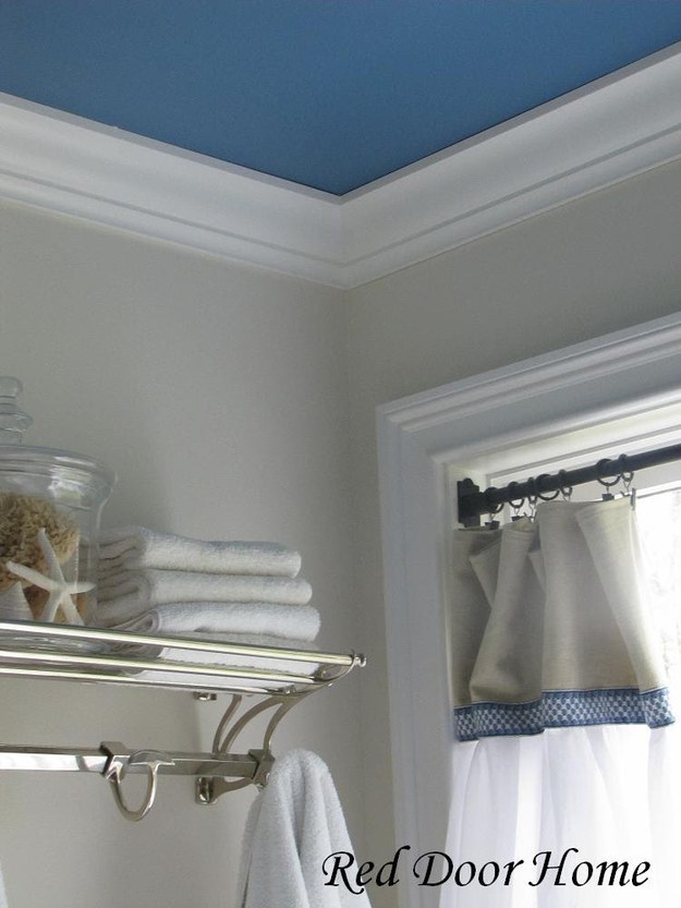 Did you hear? Accent ceilings are the new accent walls.