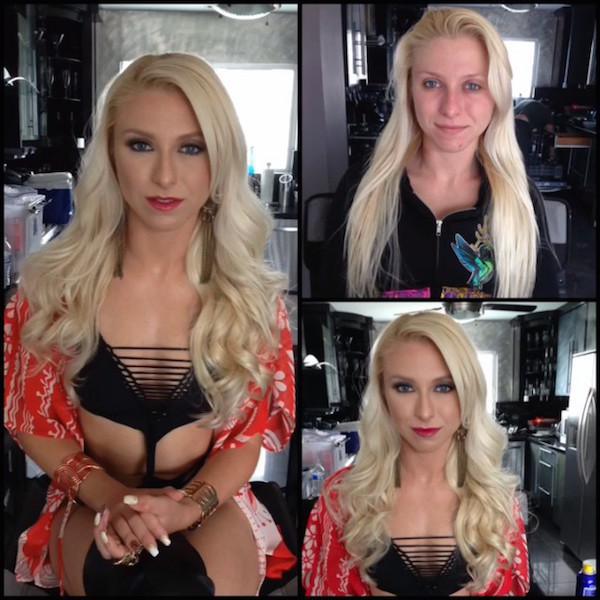 model playboy without makeup 43 Playboy models, adult stars and actresses get the magic touch (48 Photos)