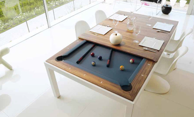 A dining room table that's really a kid at heart.