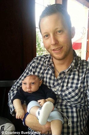 Brandon Buell holds baby Jaxon months after doctors expected him not to live