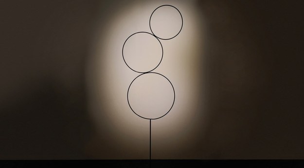 These circle lamps.