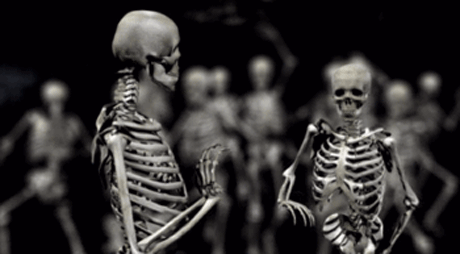 skeleton animated GIF 