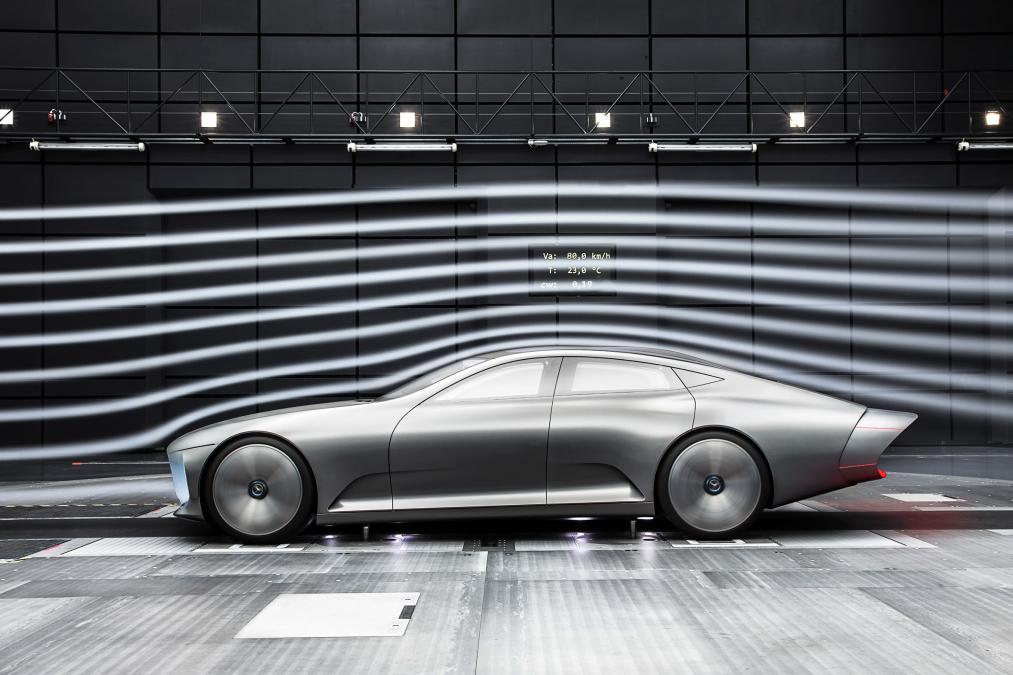 Mercedes IAA Concept - wind tunnel