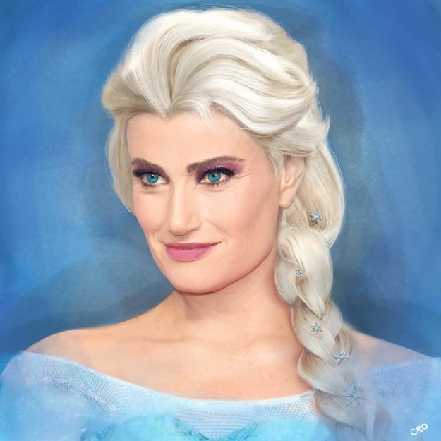 Idina Menzel as Queen Elsa: