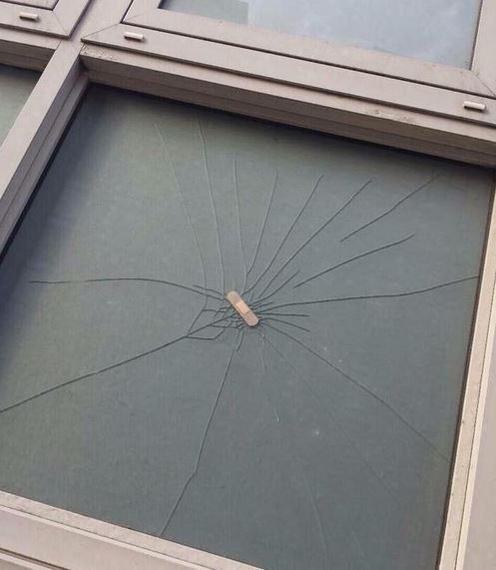 Life looks a lot like this window repair: