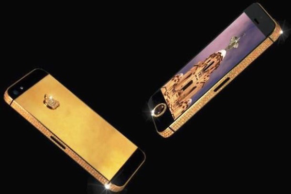 Golden Cell Phone

If you find iPhones expensive, you have probably never heard of the iPhone 5 model recreated by Stuart Hughes, a British luxurious jeweler. Coming in at $16,764,000, the phone is made from 24-carat gold, 26-carat black diamond and 600 precious stones.

If you are dumb enough to buy this phone, we hope you get mugged.