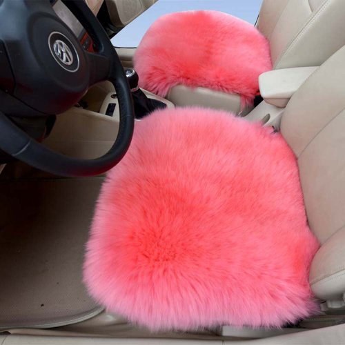 And appease your sore ass with a fluffy pink car seat.