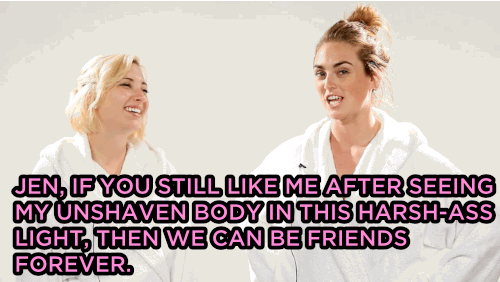 These Women Saw Their Besties Naked For The First Time... And It Wasn't That Awkward